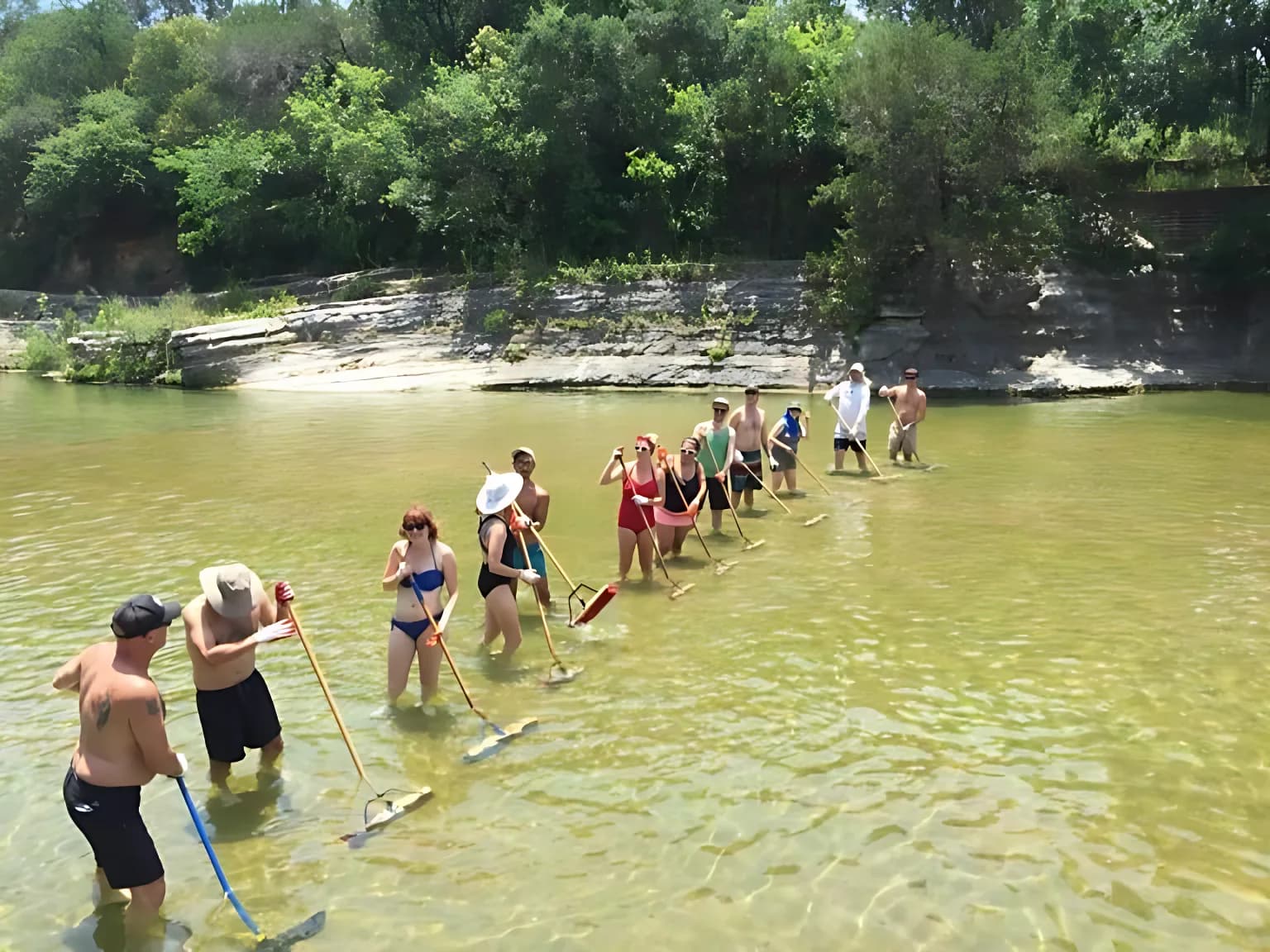 Barton Creek brush line